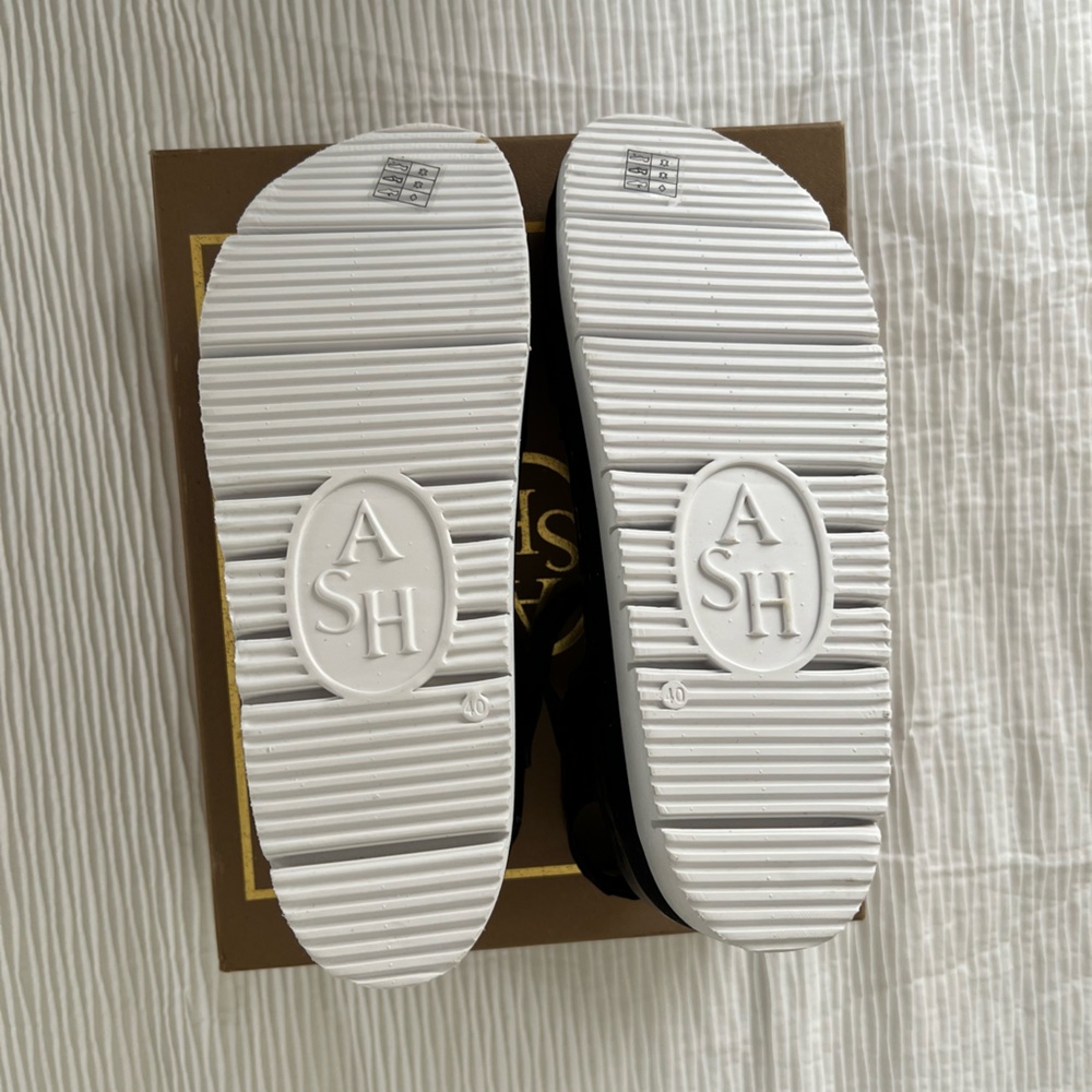 NWT ASH Women's Vera Flatform Leather Sandals. Size 40 - Picture 8 of 10